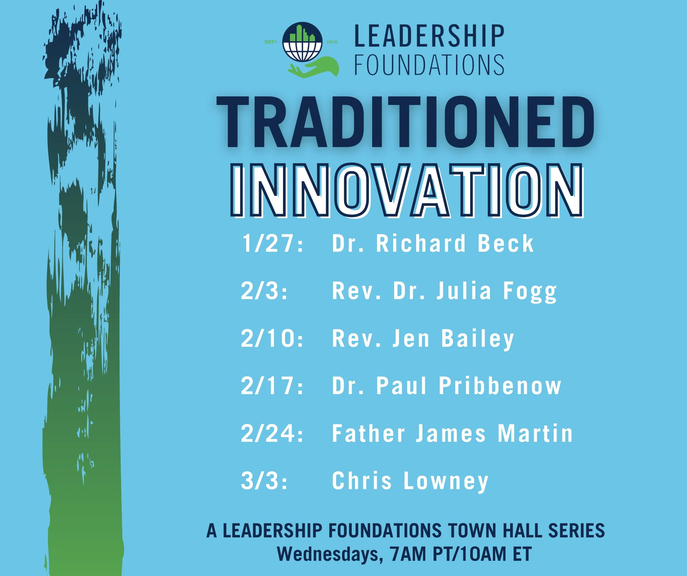 Town Hall with Dr. Richard Beck "Traditioned Innovation" Detroit