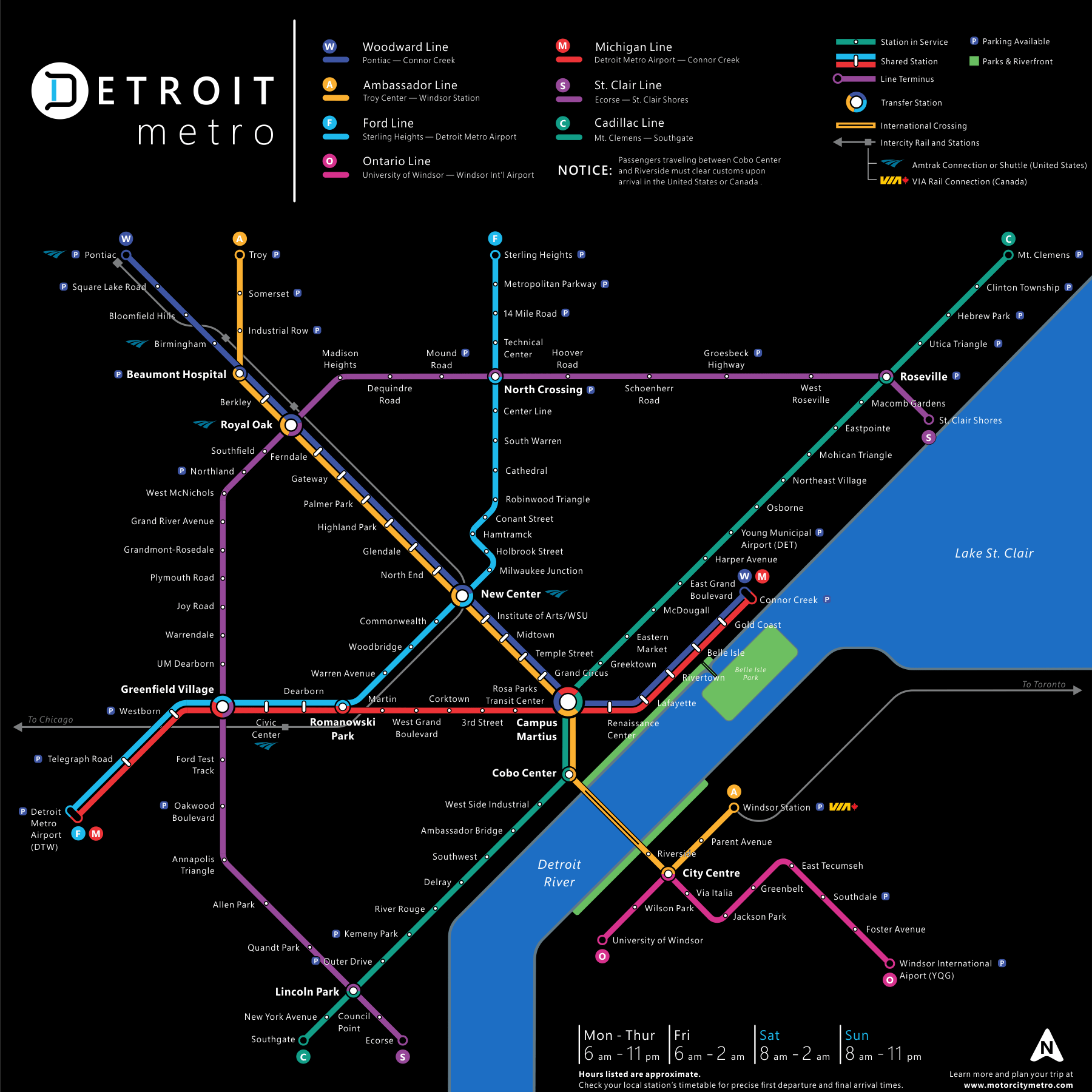 Detroit Metro Area Map Updated Detroit Metro Transit Fantasy Map | Detroitography