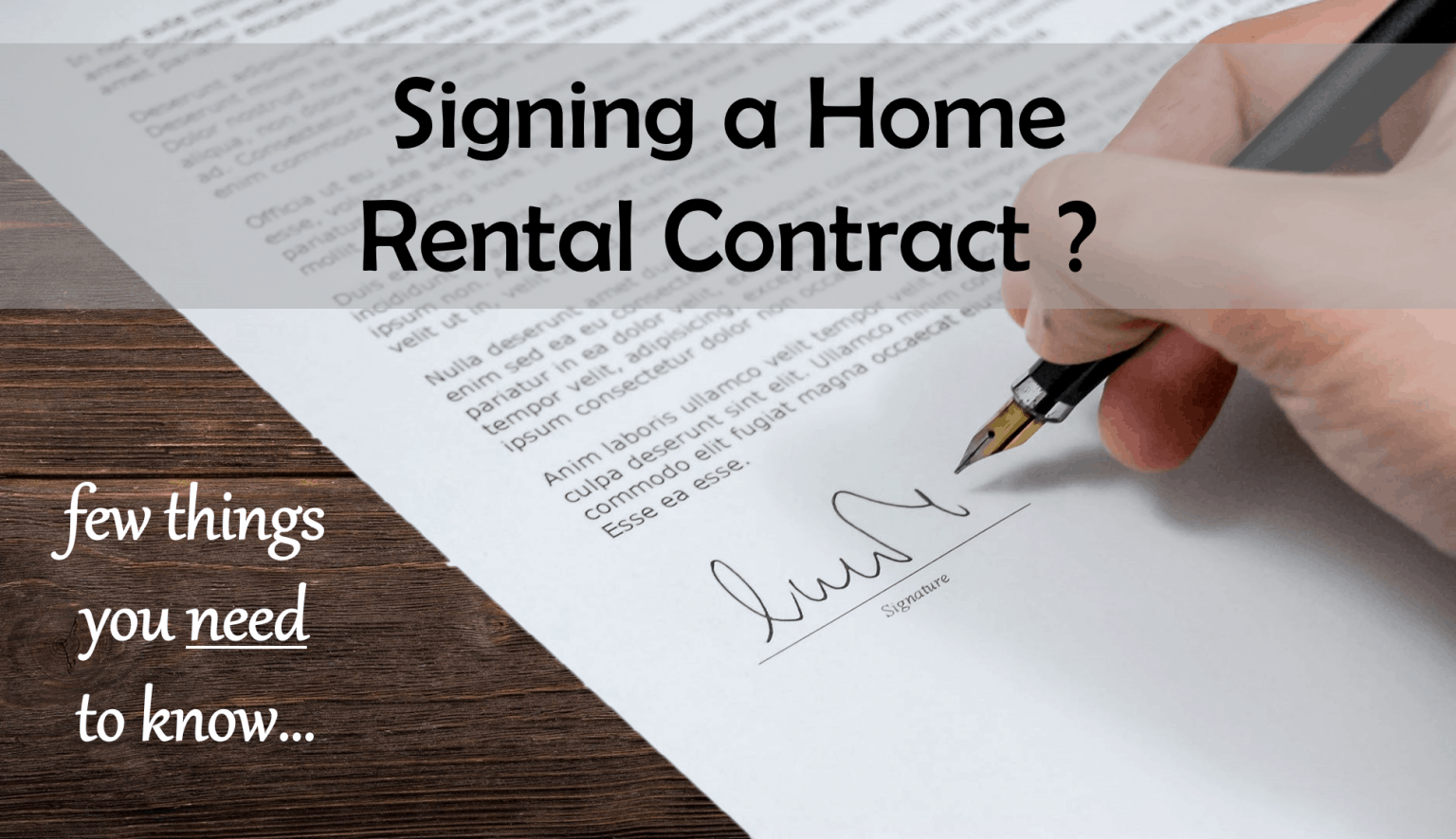 Signing a home rental contract in Germany? This is what you need to know Deutschified