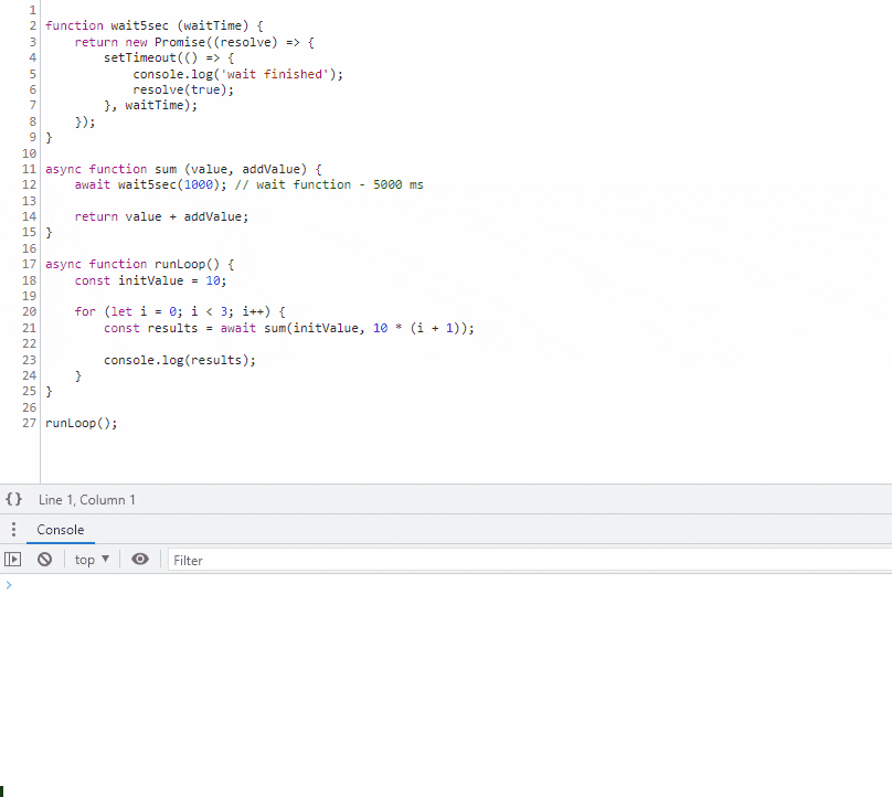 JavaScript wait or delay functions Dev Bay frontend tips