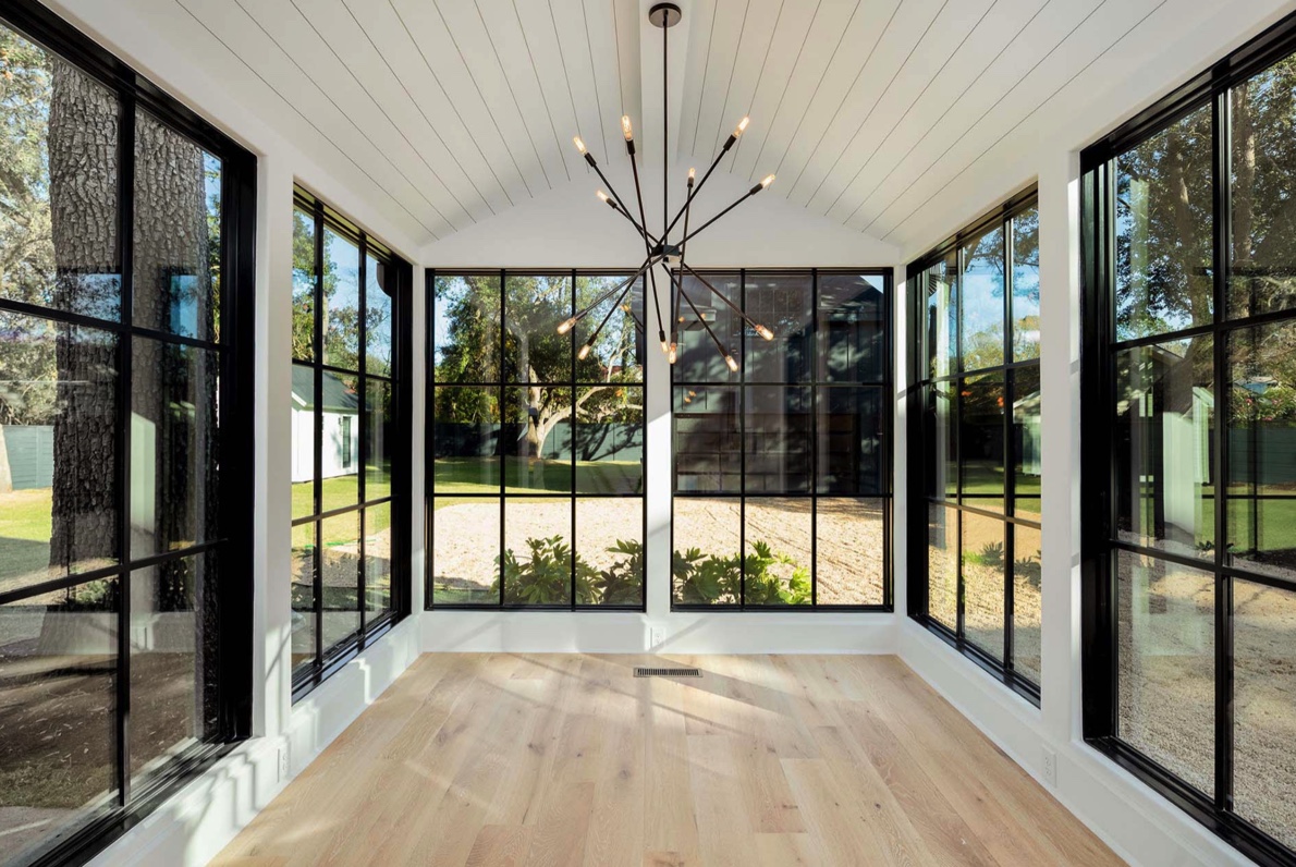 Sierra Pacific Windows in Black with Grids