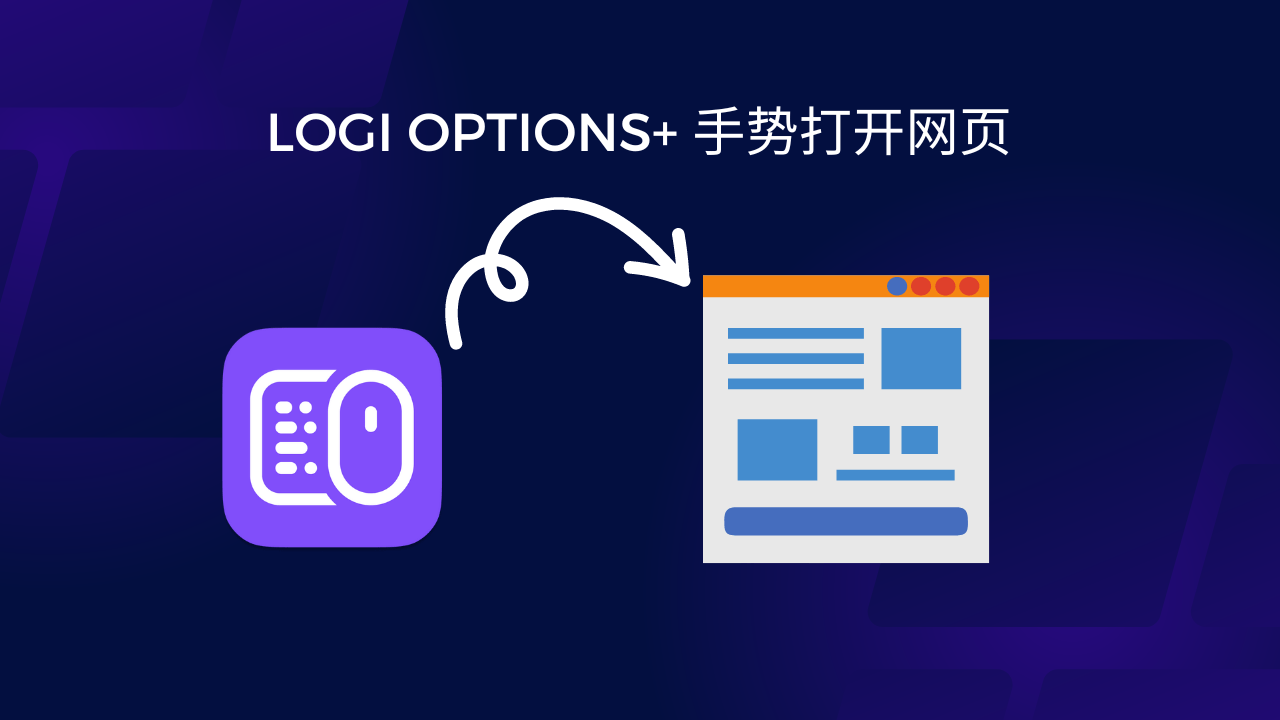 Logi Options+ 手势打开网页 | Raz1ner