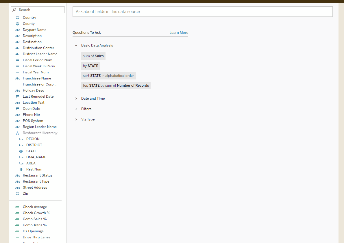 Using Tableau’s Ask Data for SelfService Analytics InterWorks