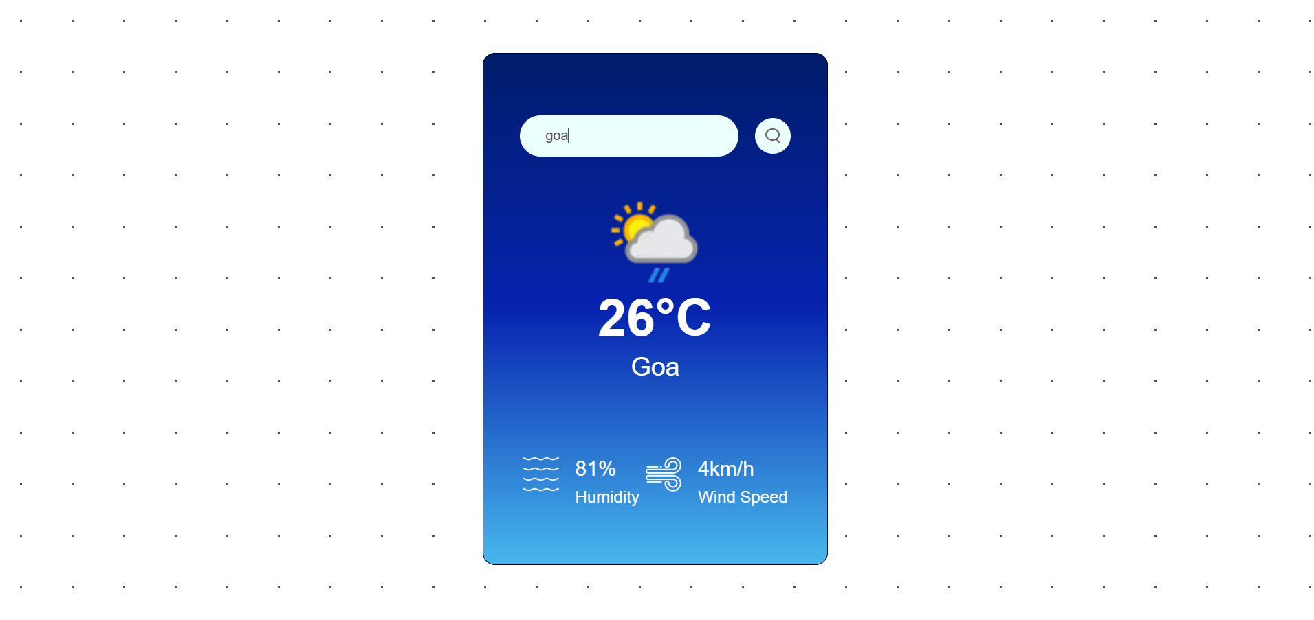 GitHub kmjs/weatherly You can check the weather conditions
