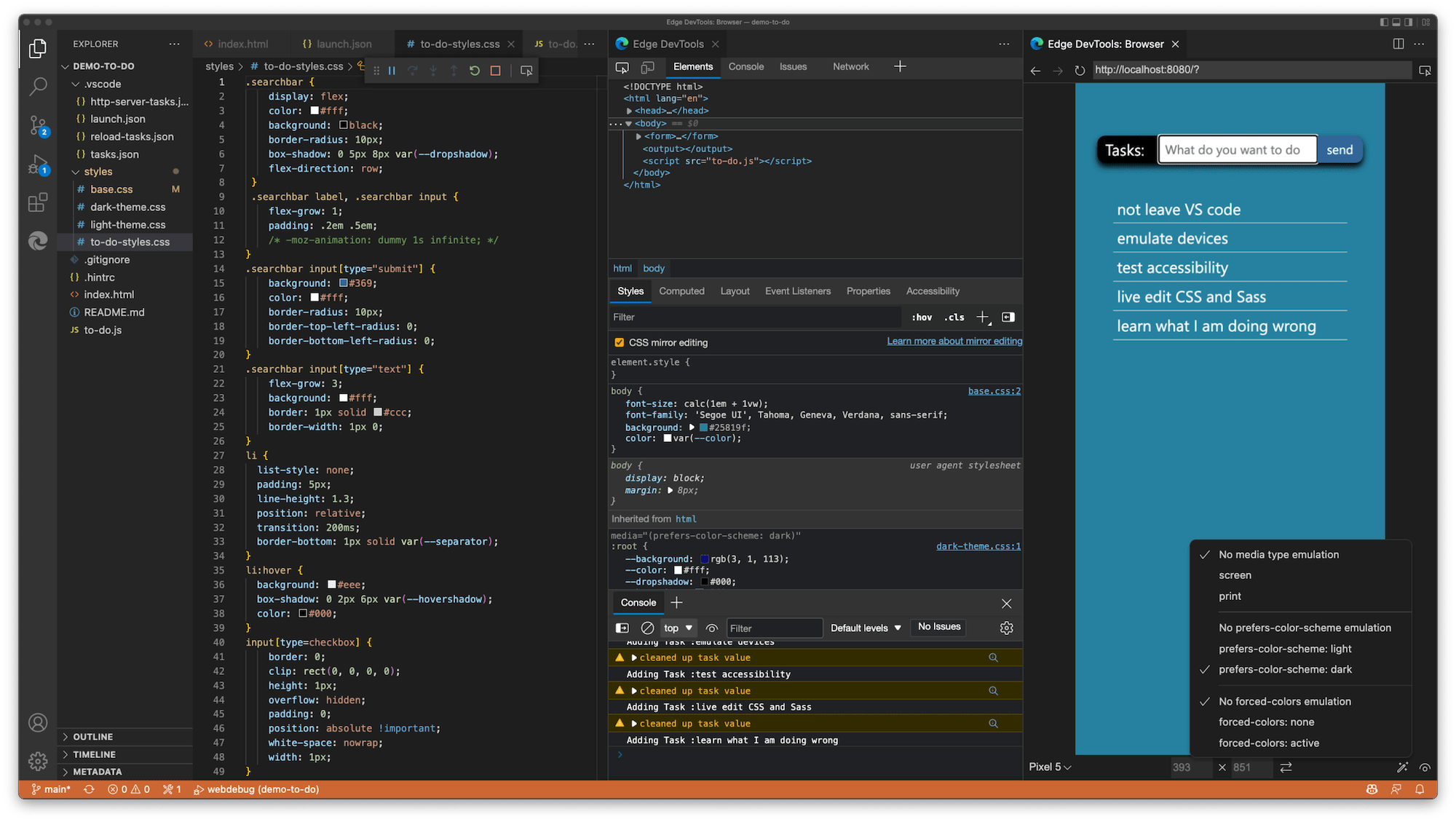 Edge DevTools for Visual Studio Code V2 new browser preview with