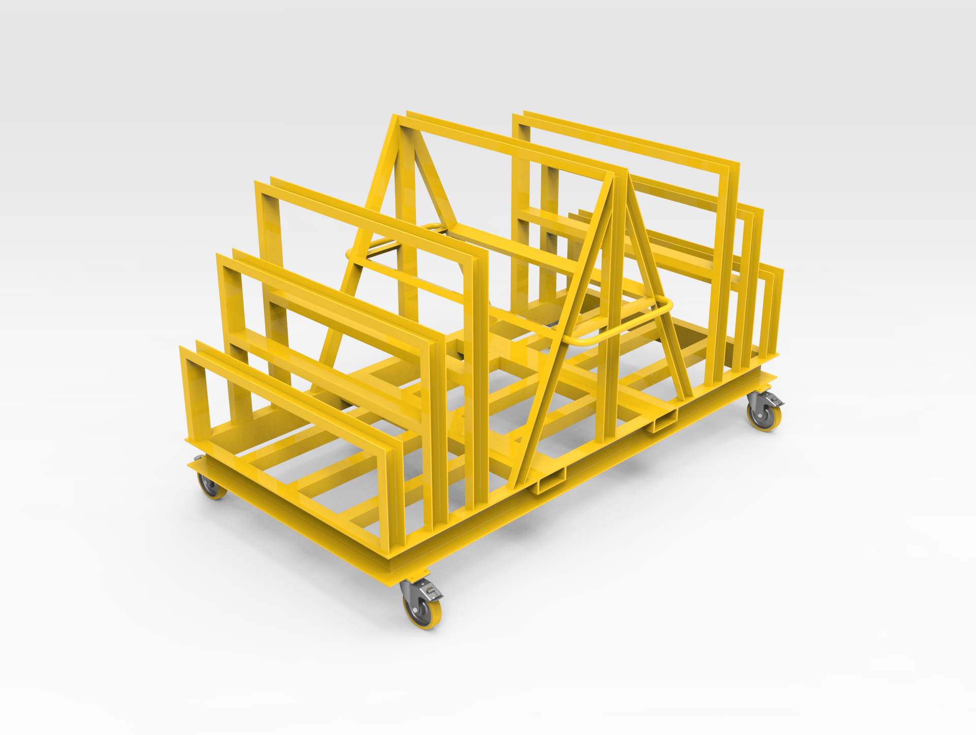 Steel Plate Rack on wheels Bendtech Group