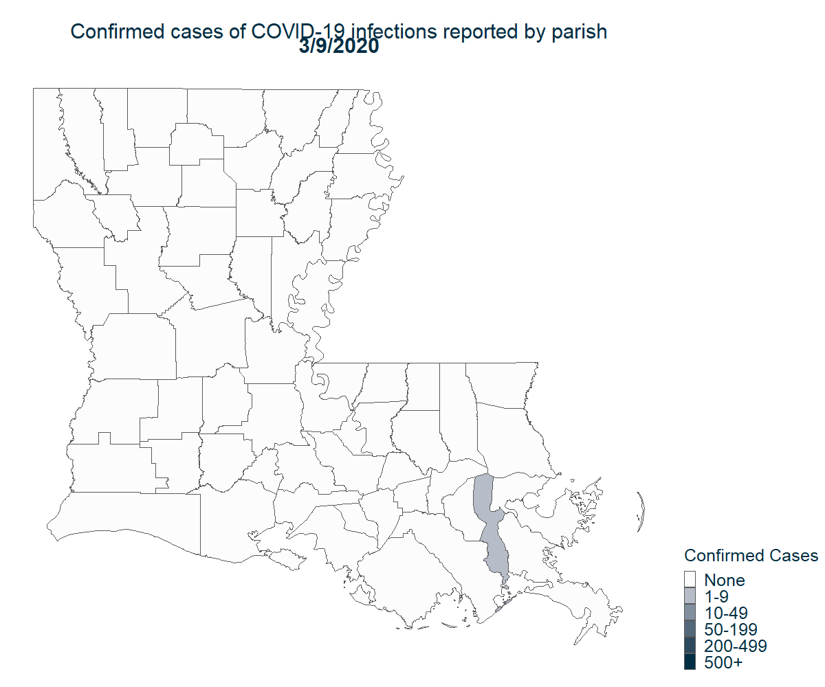 Monitoring the First Year of the COVID19 Pandemic in New Orleans and