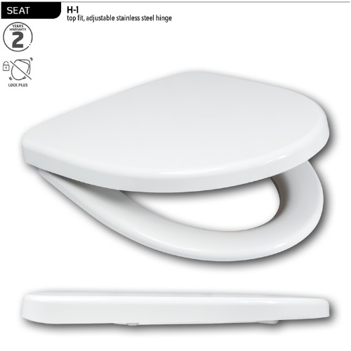 TOILET SEAT H1 INOX HINGE Mega Paints & Hardware