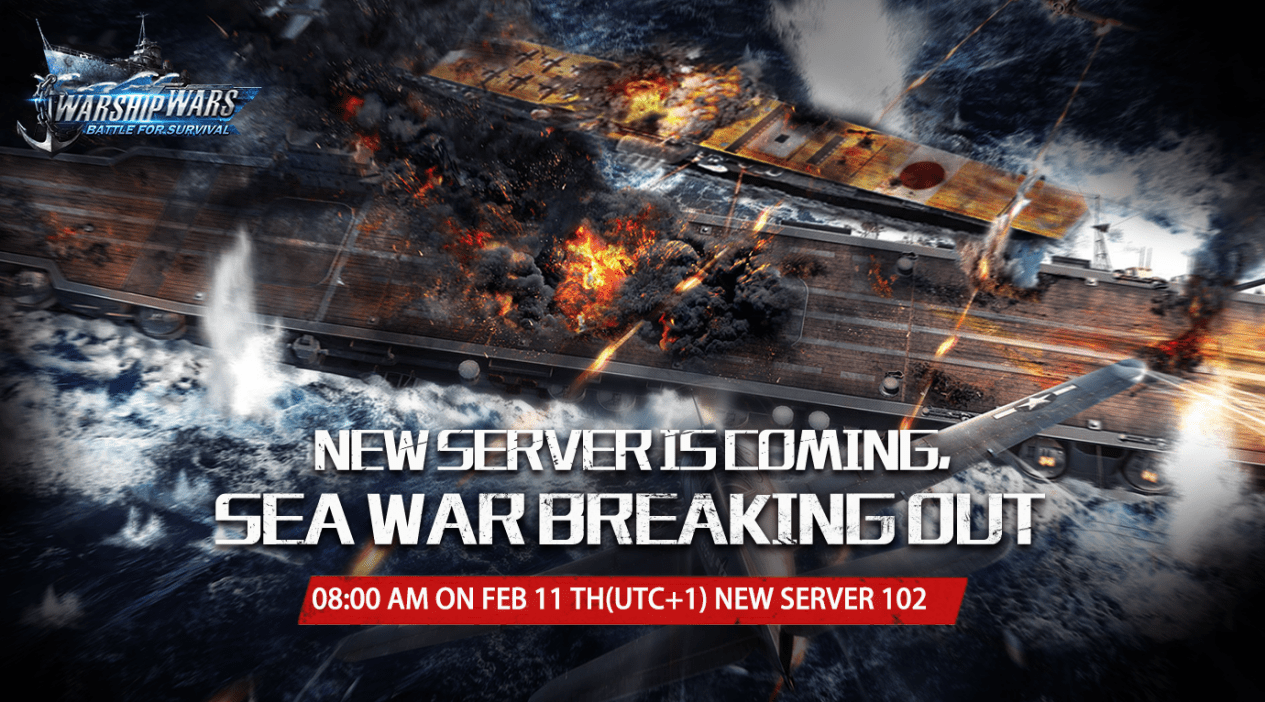 MG Store Warship Wars New server 102 wil be opened at 0800 am(UTC+1