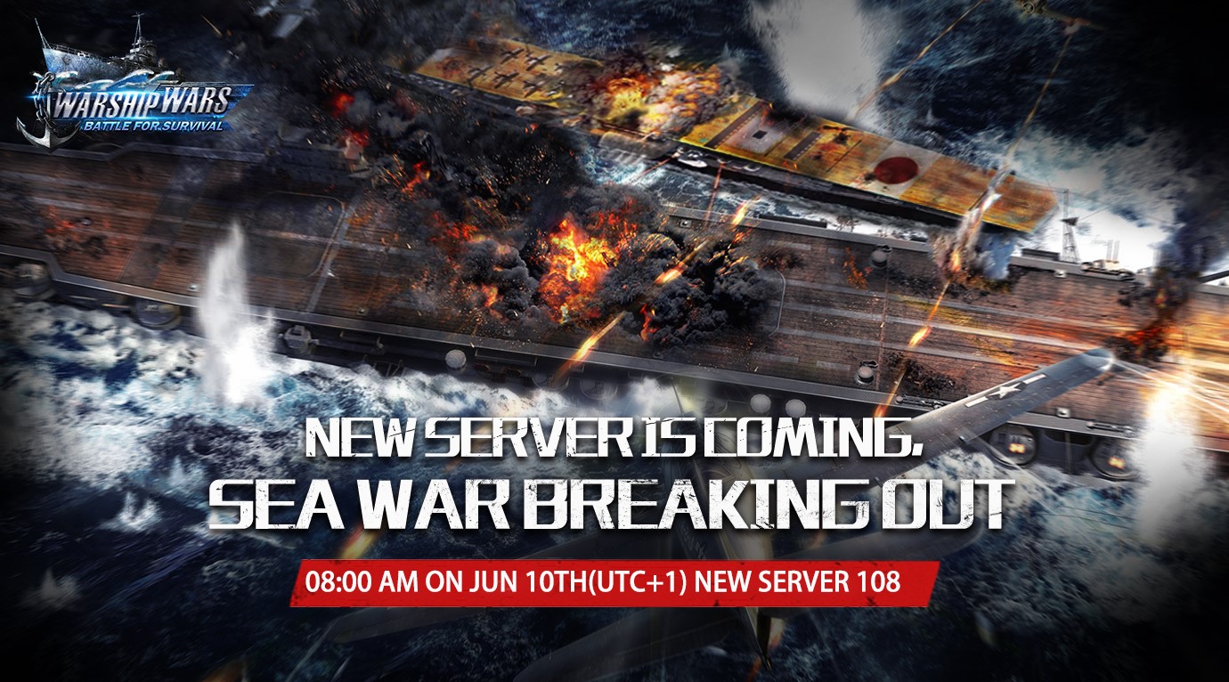 MG Store Warship Wars New server 108 will open at 0800 am(UTC+1) on