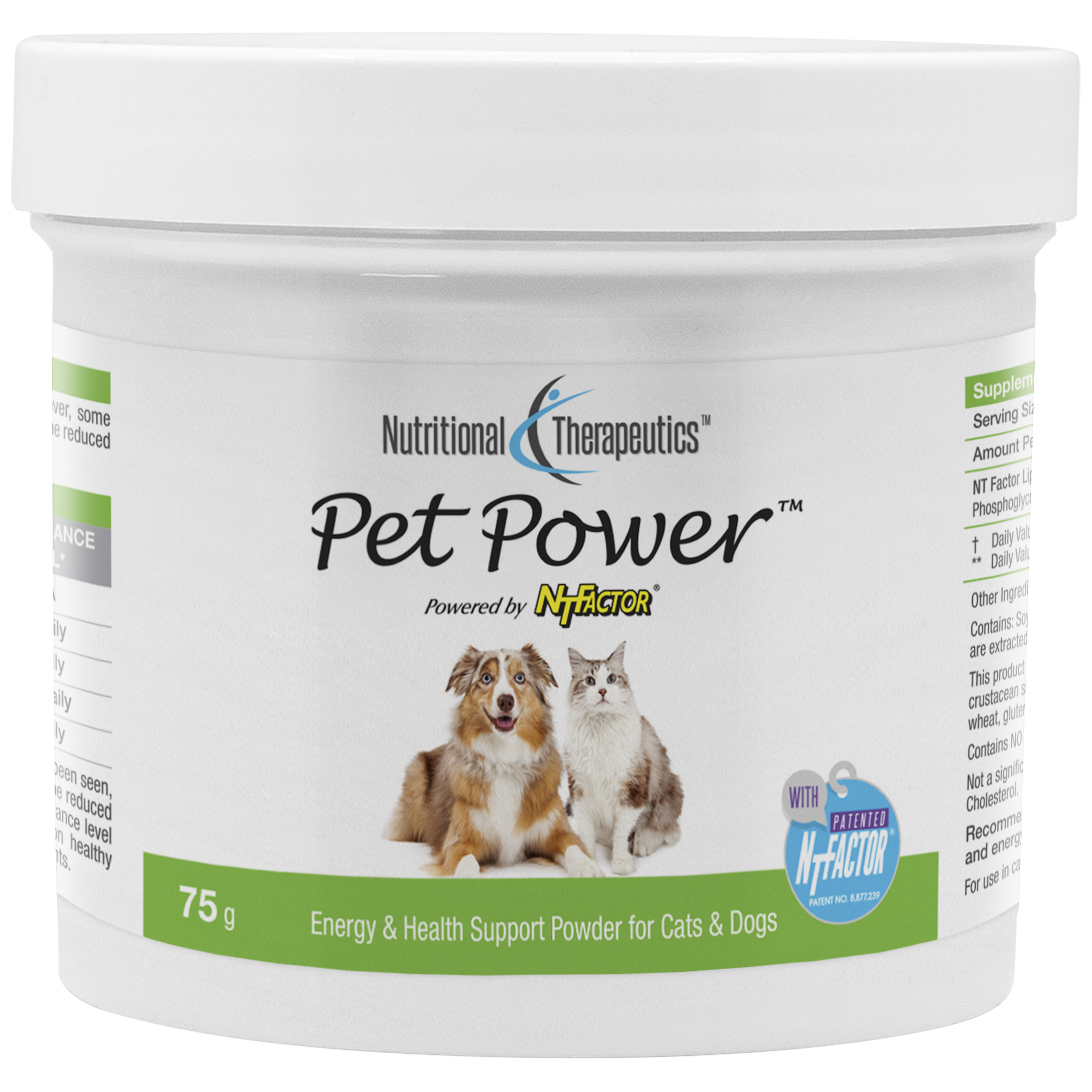 Pet Power NTFactor® Lipids Powder for Pets NTFactor
