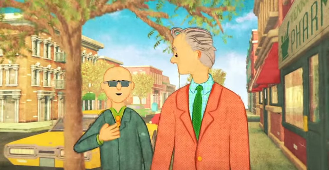 An Animated Bill Murray Sings About Positivity in the