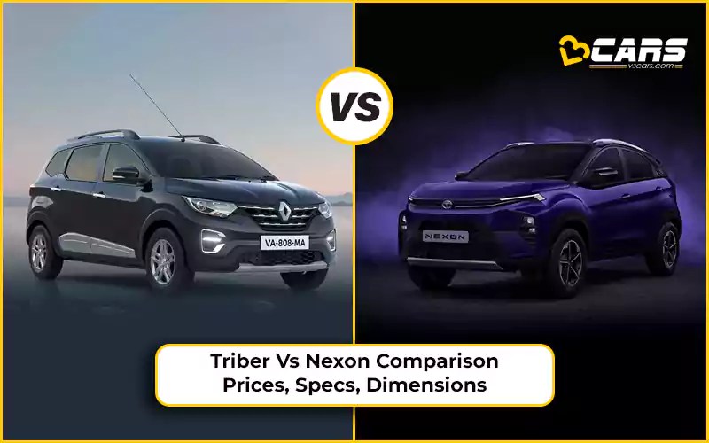 Triber Vs Nexon Comparison Prices, Specs & Dimensions