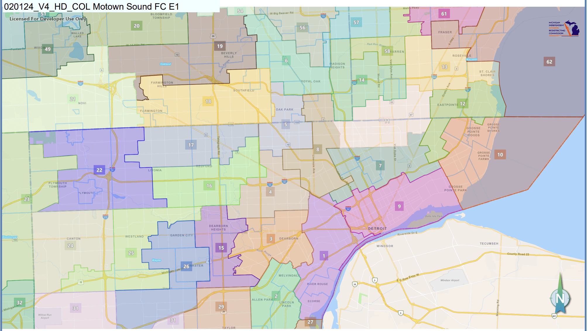 Redistricting commission chooses new map to submit for court approval