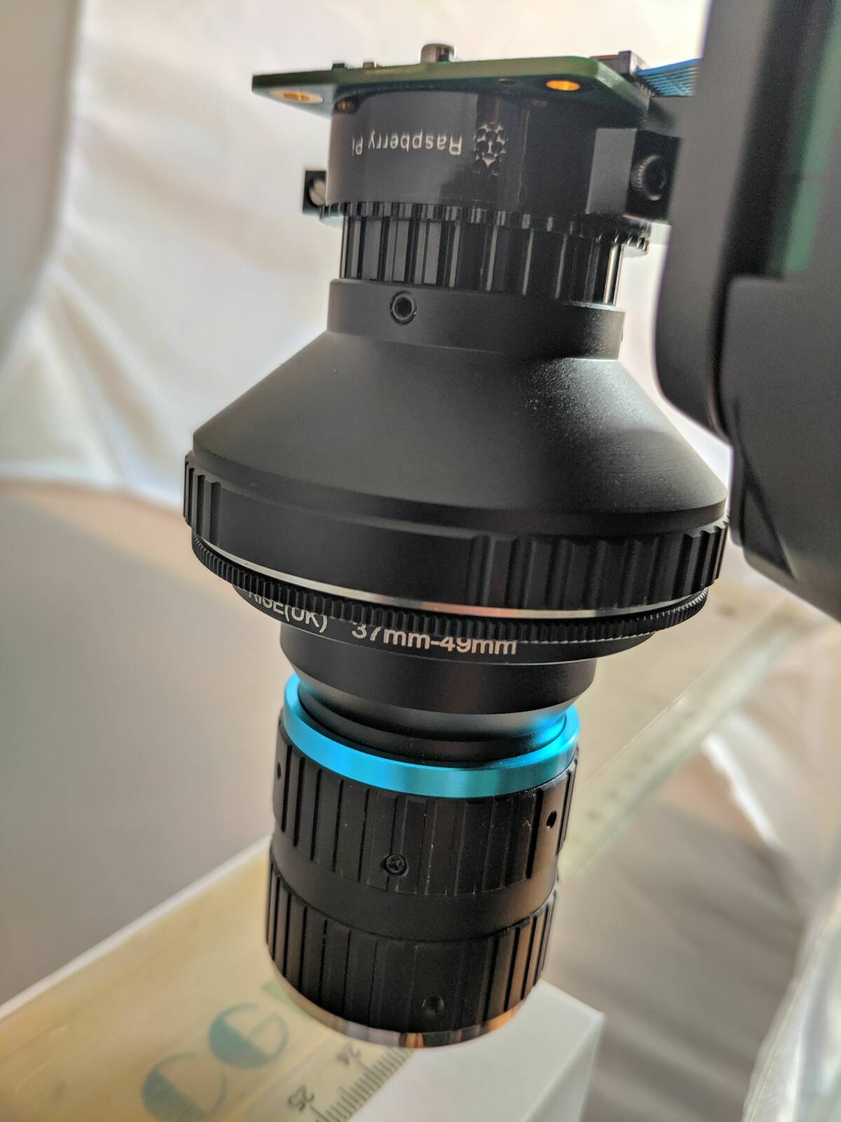 Macro Photography with the Raspberry Pi HQ camera and reversing the