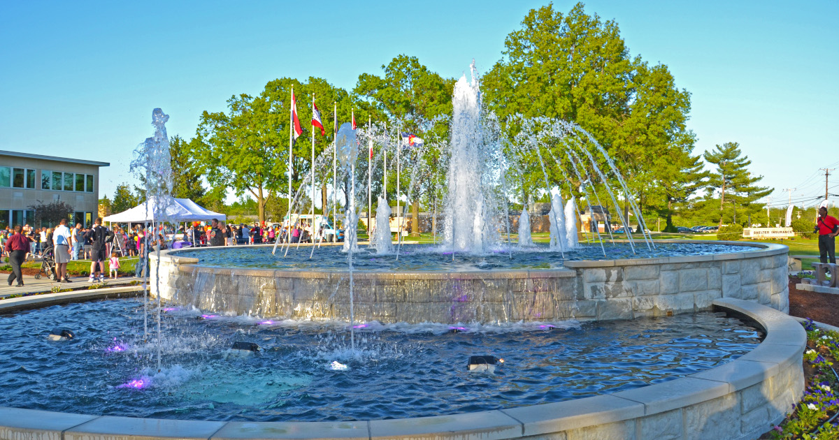 Shelter Insurance Fountain Waters Edge Aquatic Design