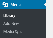 Media Sync Menu