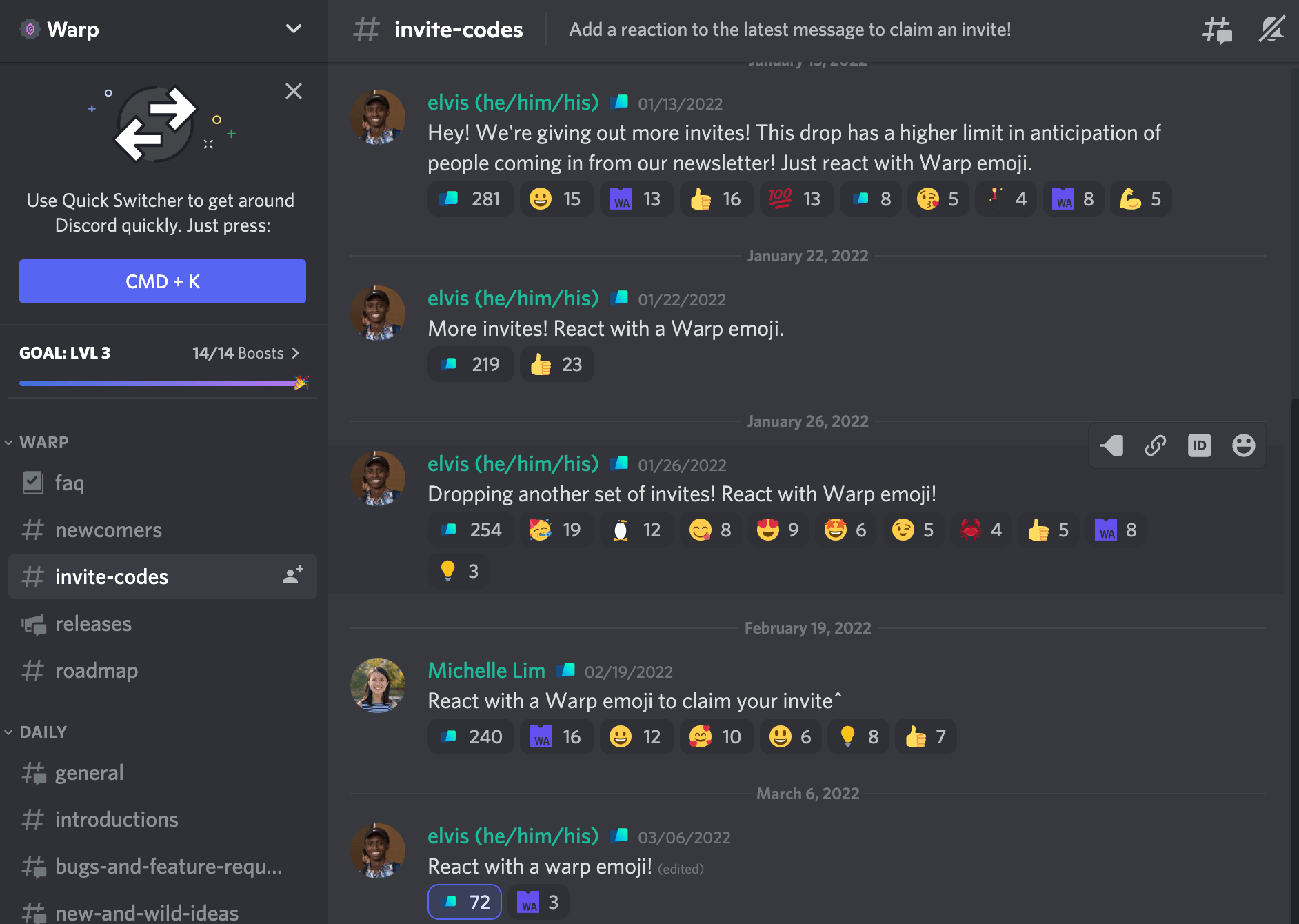 How to get a Warp terminal invite code? Embiid's BLOG — Wri...