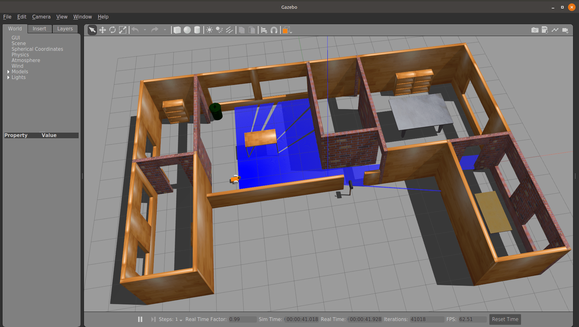 Mobile Robot 1 URDF, Sensors, Gazebo and Rviz Devansh Dhrafani
