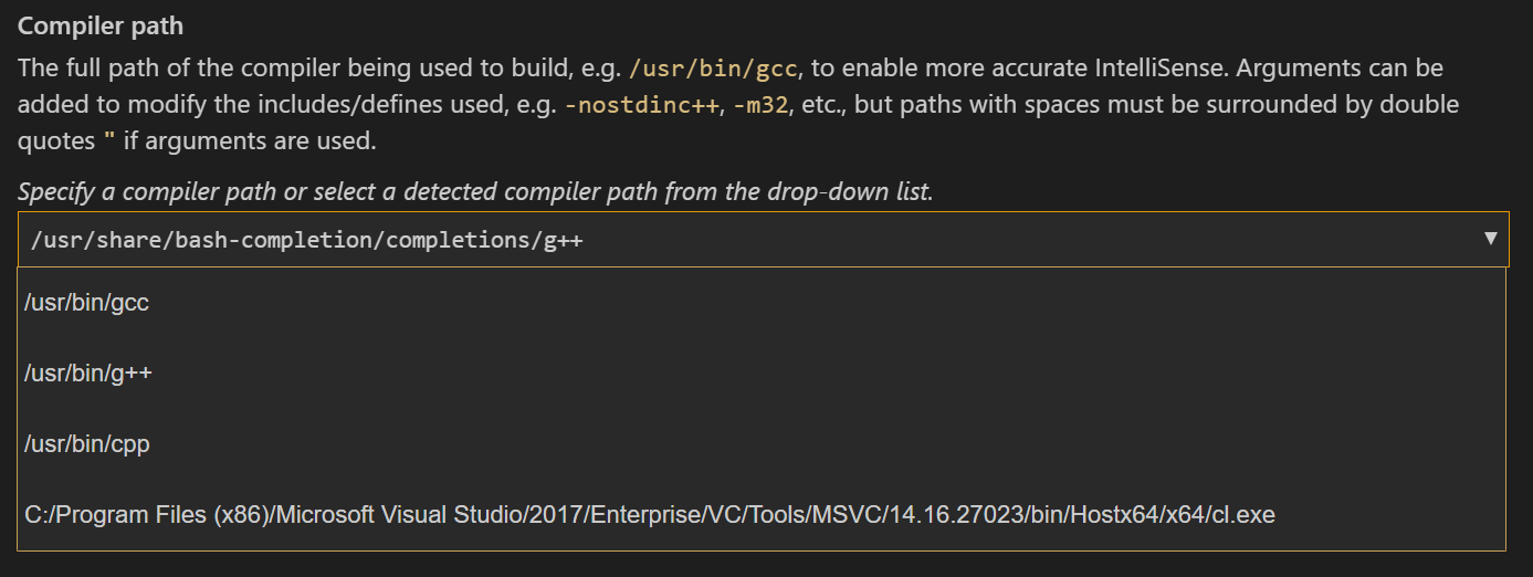 Warning Failed To Generate Intellisense Configuration Issue My XXX