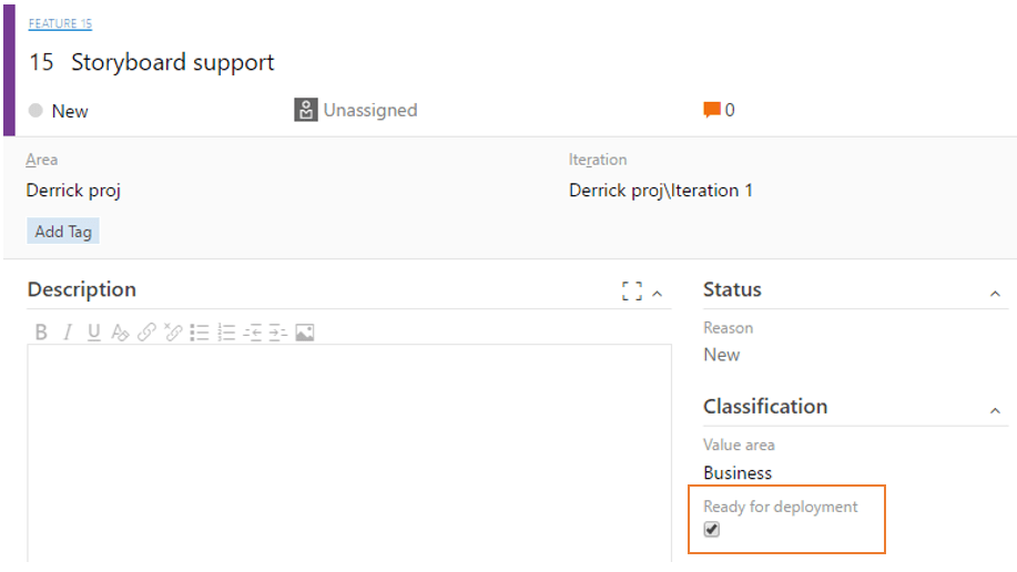 Boolean (checkbox) fields on Team Services Azure DevOps Blog