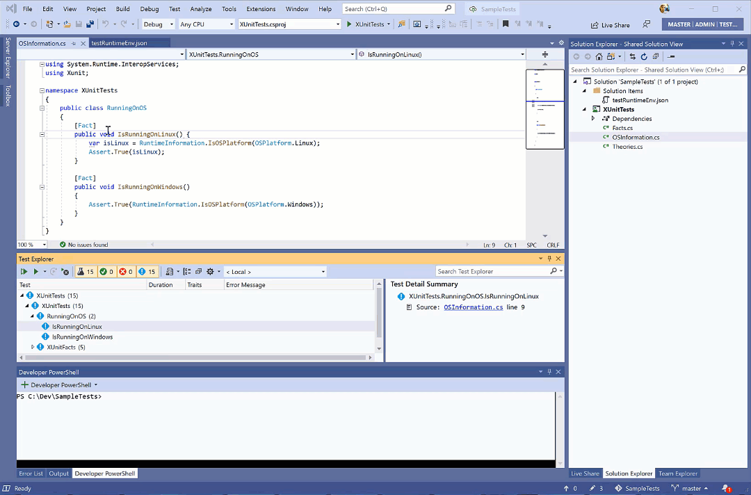 Using Visual Studio Codespaces with Core