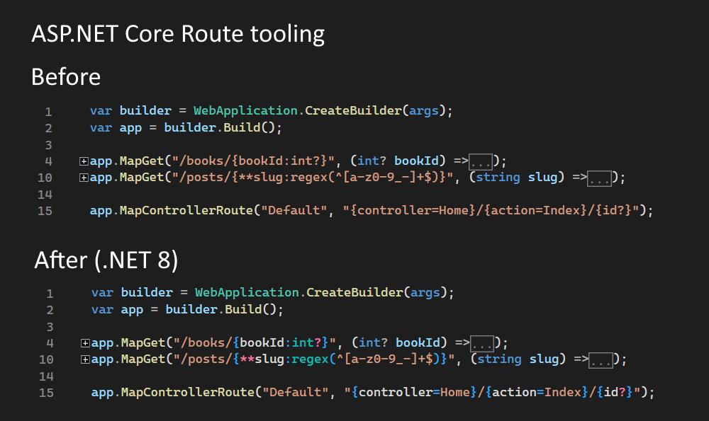Core Route Tooling Enhancements in 8 Blog