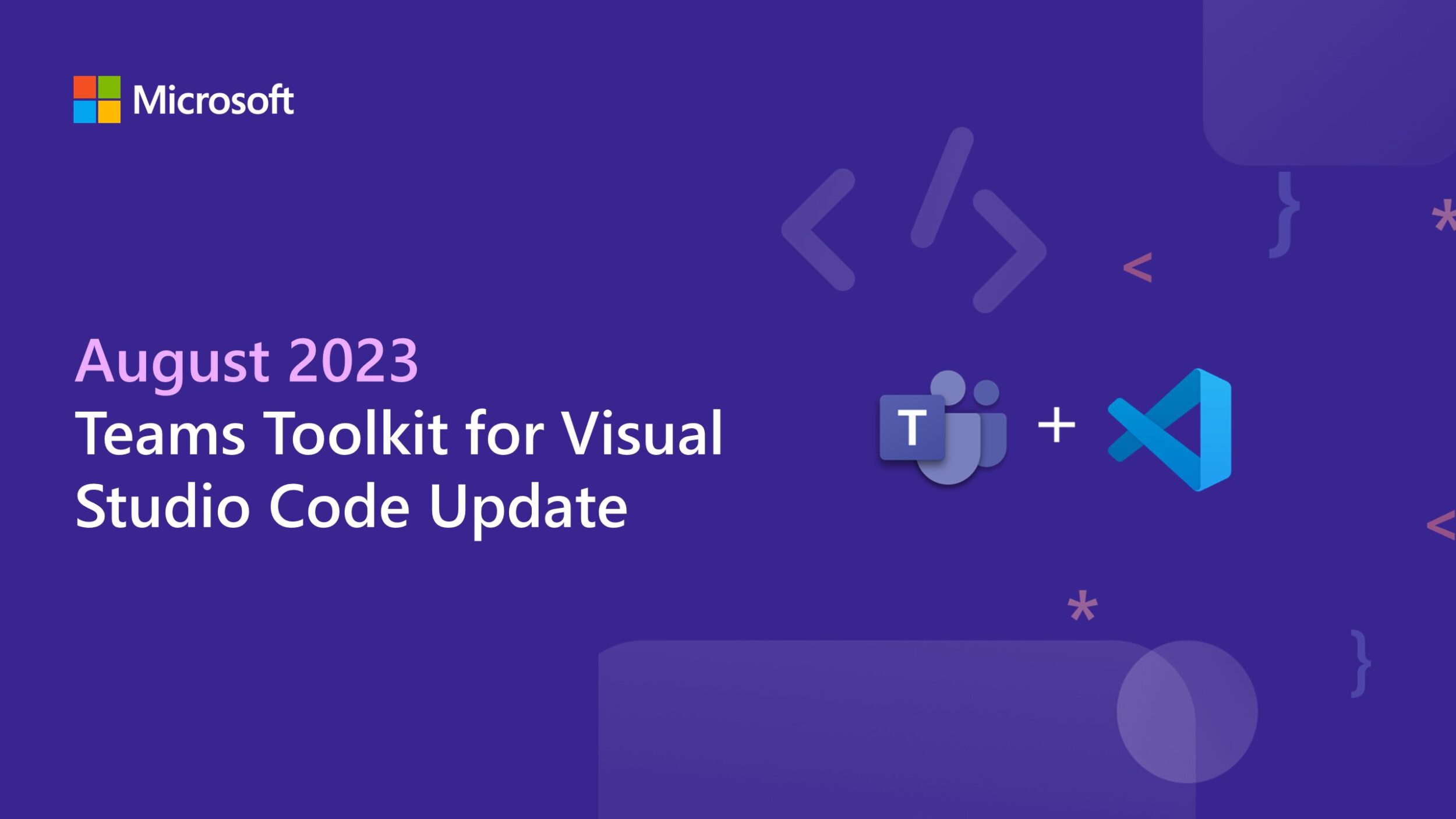 Teams Toolkit for Visual Studio Code update August 2023
