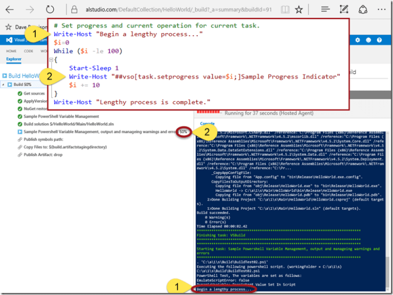 Tips for Writing PowerShell Scripts to Use in Build and Release Tasks