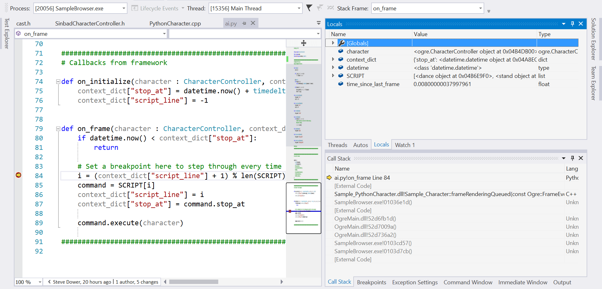 Embedding Python in a C++ project with Visual Studio Python