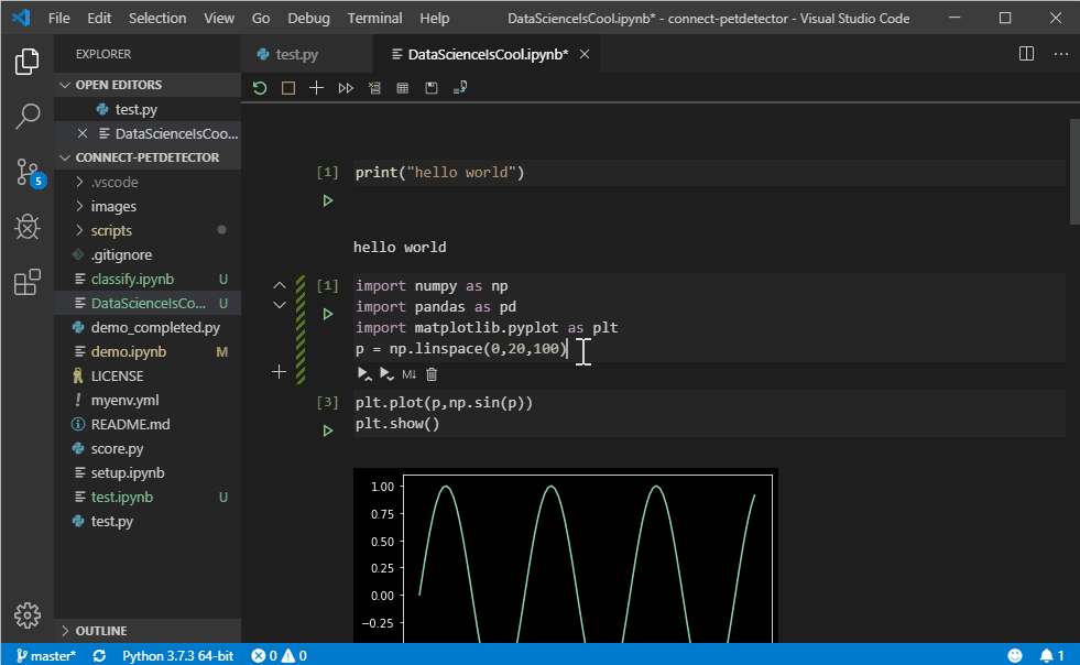 Announcing Support for Native Editing of Jupyter Notebooks in VS Code