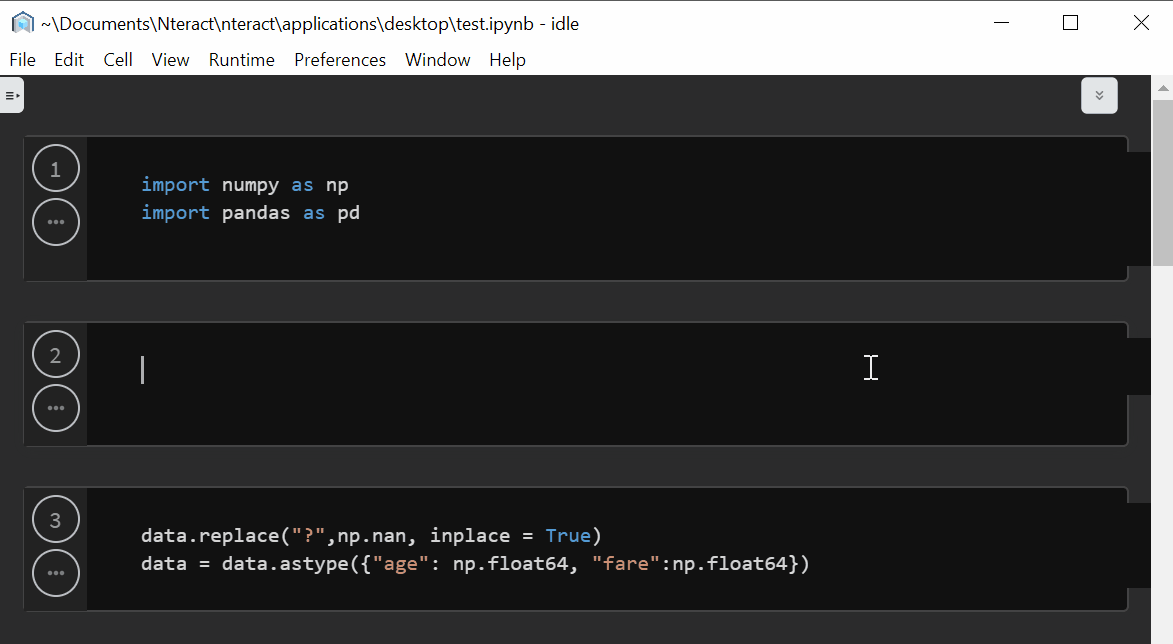 Bringing the power of the Monaco Editor to nteract Python