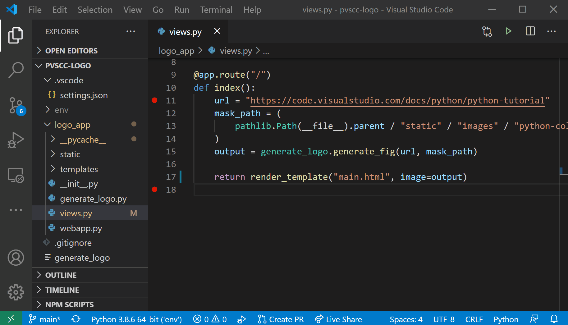 Setting up visual studio code for python ksesolution