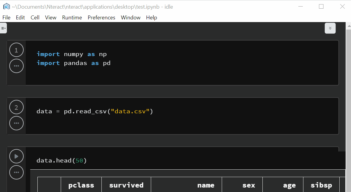 Bringing the power of the Monaco Editor to nteract Python