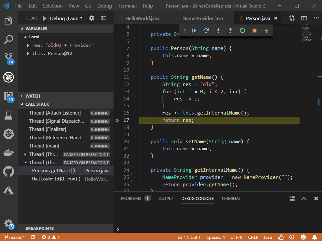 Set up java in visual studio code asomash