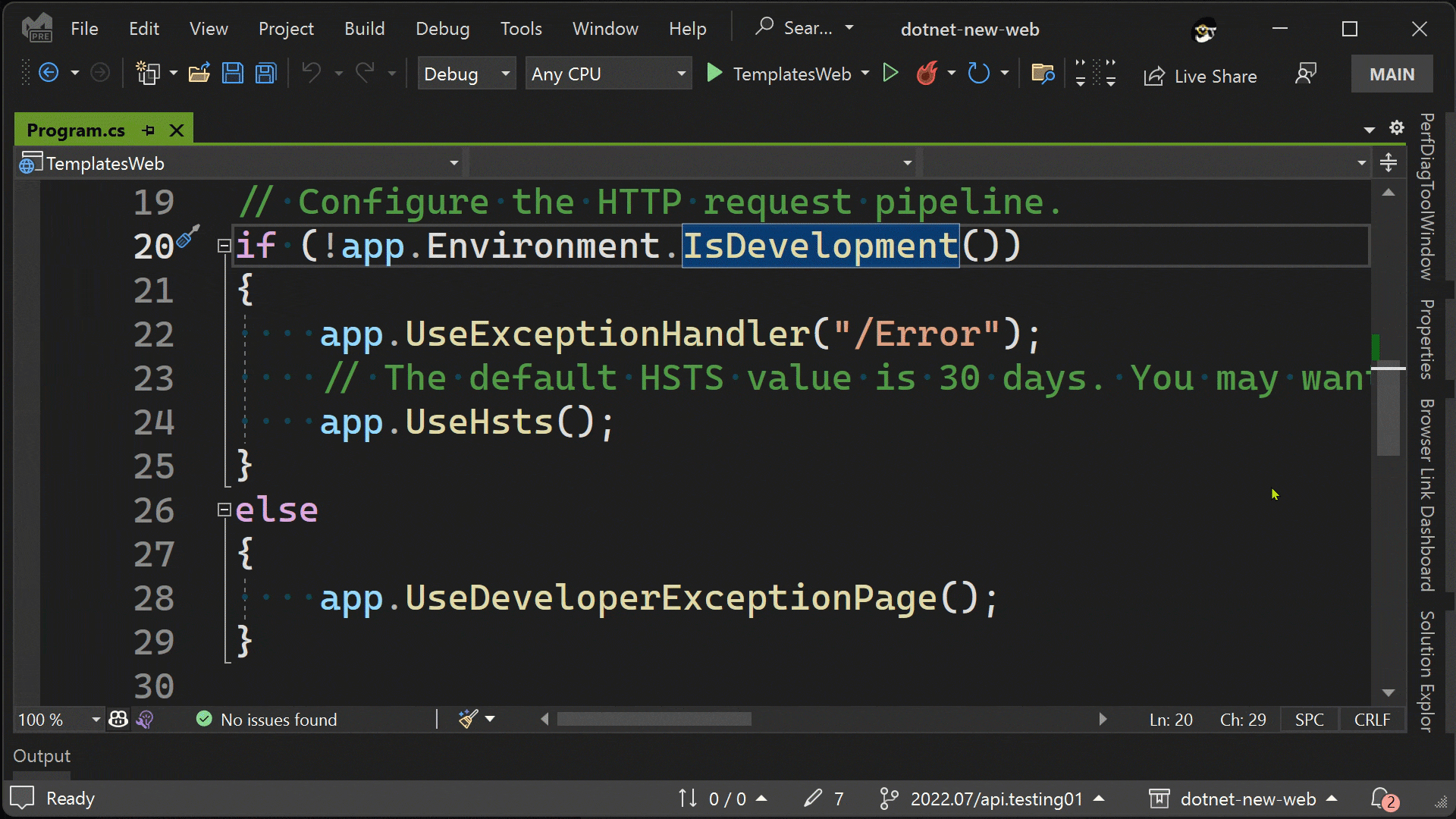 Visual Studio 2022 version 17.5 Preview 2 is available! Project