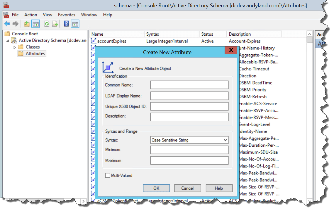 PowerShell and the Active Directory Schema Part 2 Scripting Blog