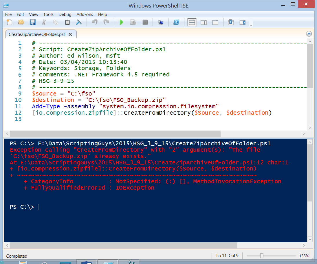 Use PowerShell to Create ZIP Archive of Folder Scripting Blog