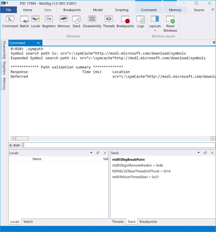 Debugging Beyond Visual Studio WinDbg Premier Developer