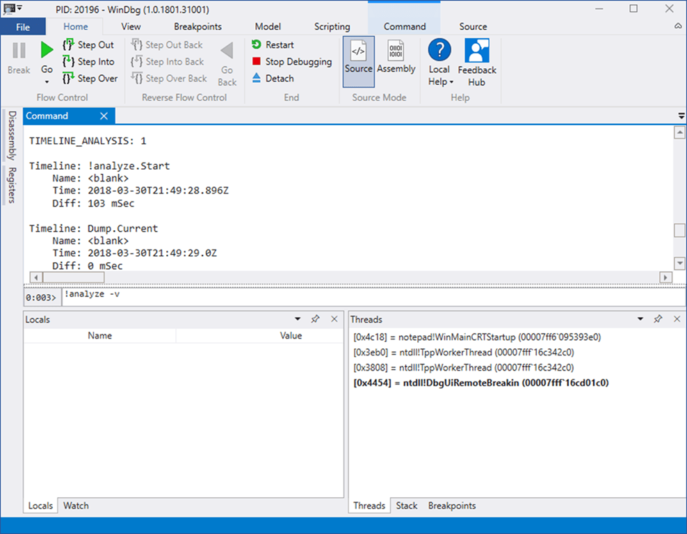 Debugging Beyond Visual Studio WinDbg Premier Developer