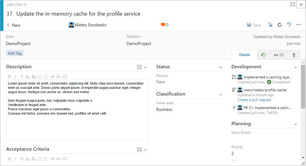 Linking Work Items to Git Branches, Commits, and Pull Requests Azure