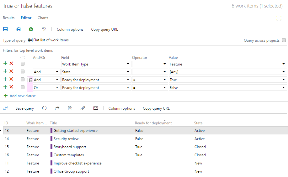 Boolean (checkbox) fields on Team Services Azure DevOps Blog