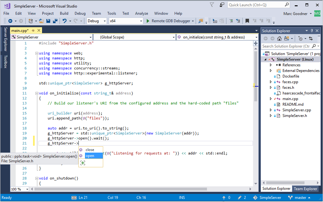 Linux development with C++ in Visual Studio C++ Team Blog
