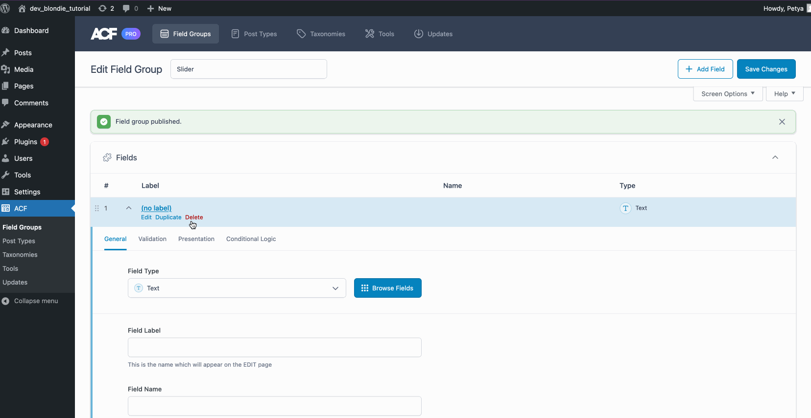 Създаване на Swiper.js слайдер с помощта на Advanced Custom Fields и