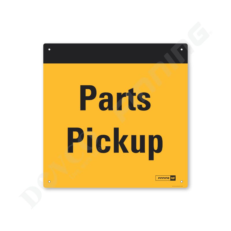 Parts Pick Up Sign Devco Consulting
