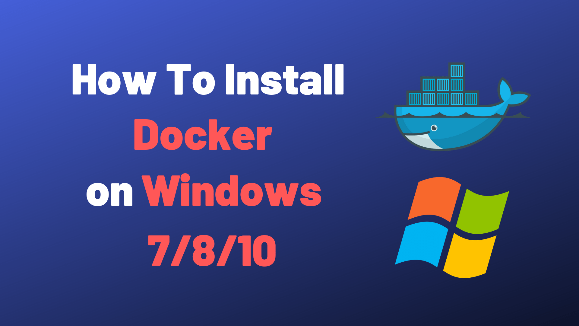 Install Docker On Windows 8.1