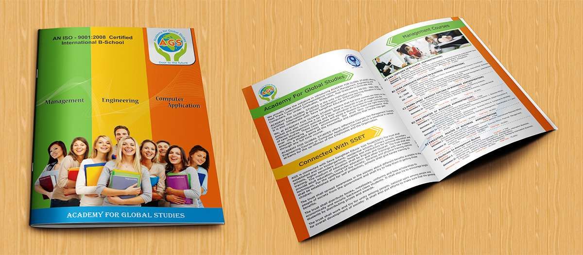 Brochure Design for AGS Door to the Future in ahmedabad Exhibition