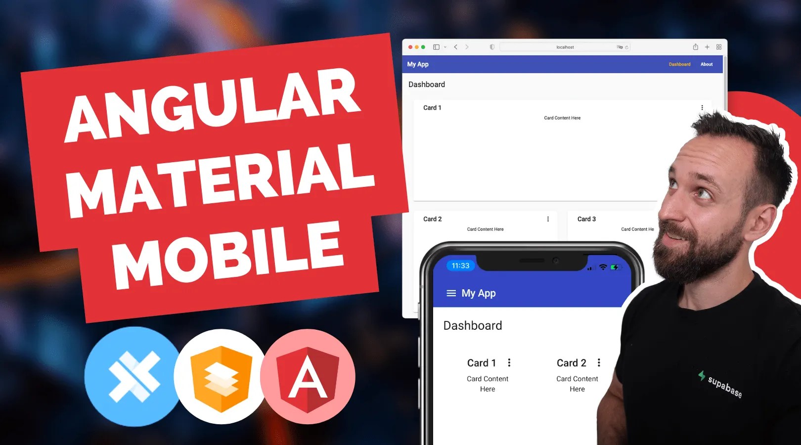 Angular Material Mobile App with Capacitor Devdactic
