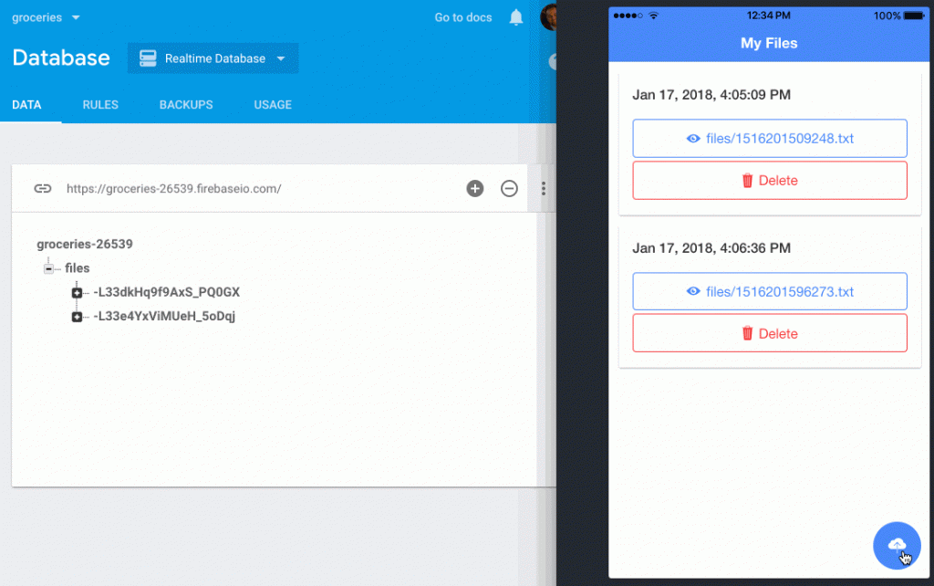 How to Store Files on Firebase Storage with Ionic Devdactic