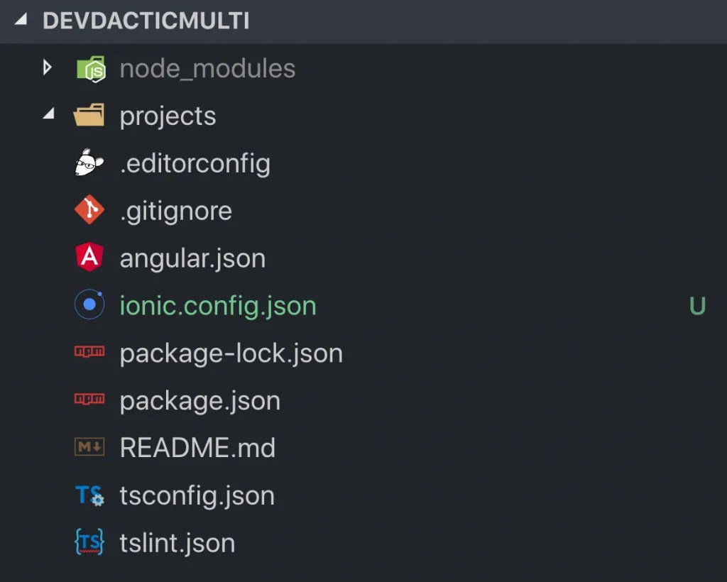 Building an Ionic Multi App Project with Shared Angular Library Devdactic